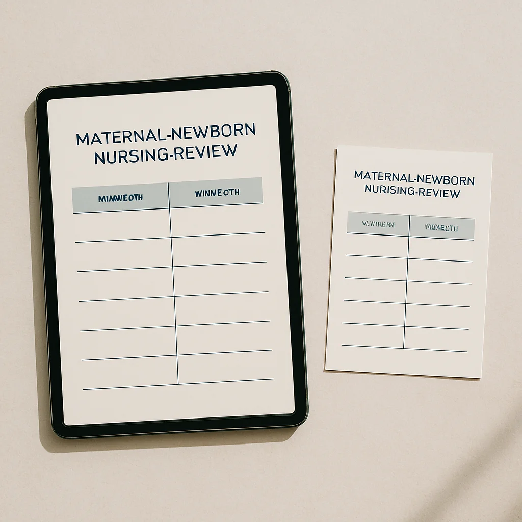 Maternal Newborn Review